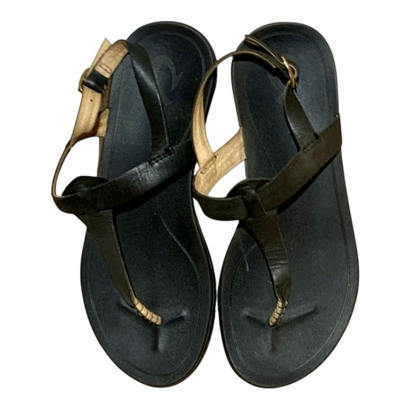 Women’s OluKai EkeKeu Thong Sandals #17521-00 Size 6 - Picture 3 of 5